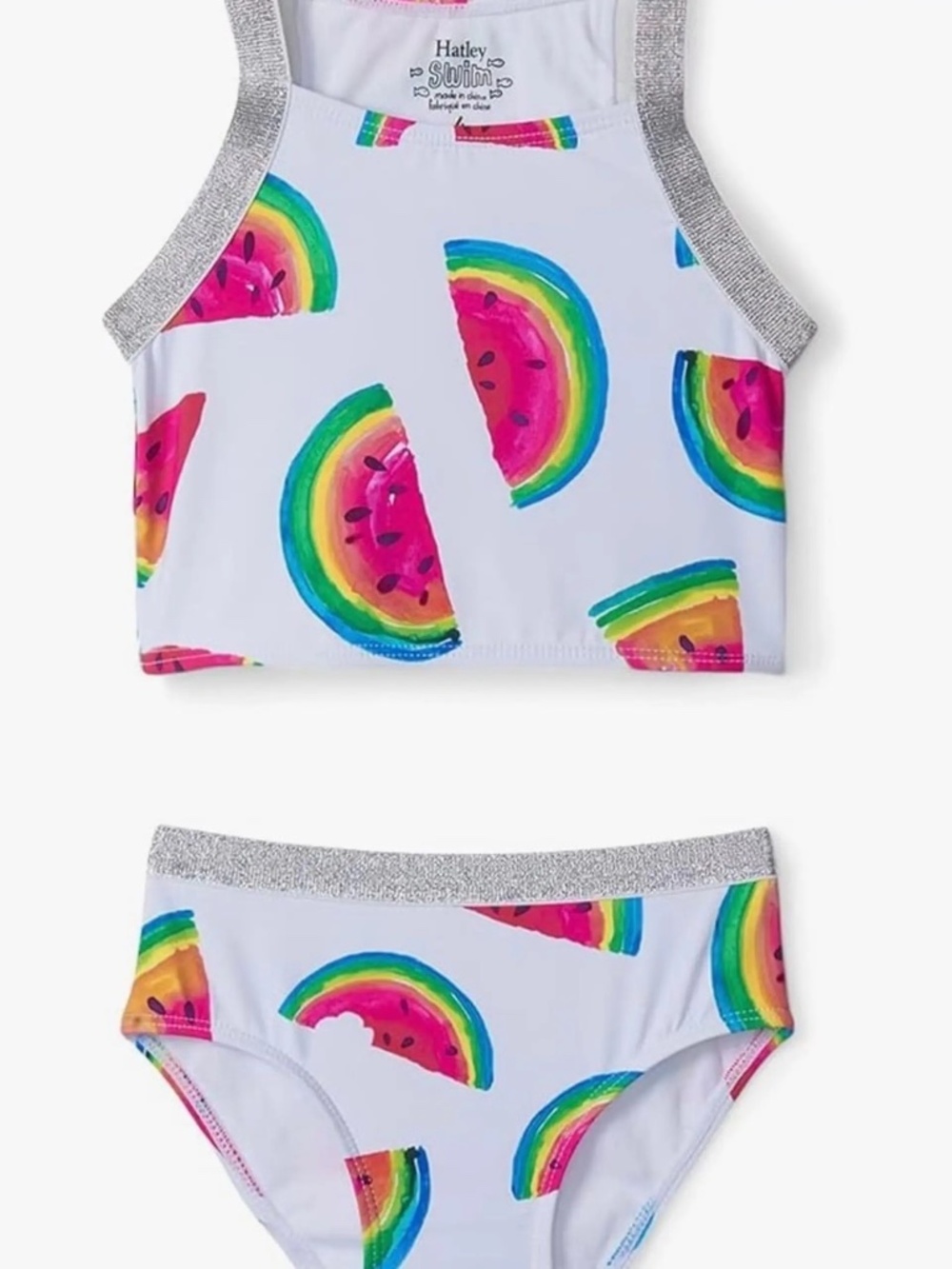 Hatley Girls Watermelon Tankini Set - size 4 - NWT